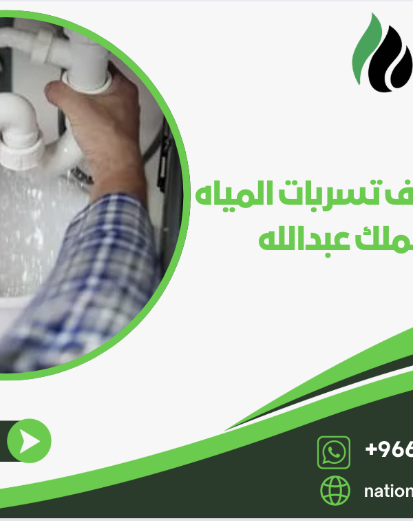 شركة كشف تسربات المياه بحي الملك عبدالله