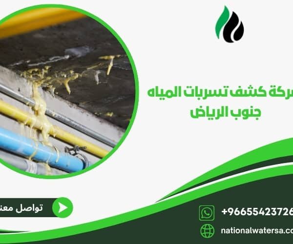 شركة كشف تسربات المياه جنوب الرياض