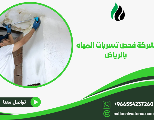 شركة فحص تسربات المياه بالرياض