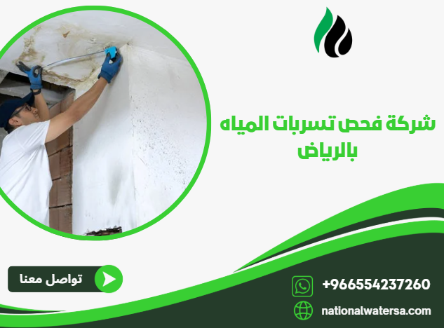 شركة فحص تسربات المياه بالرياض