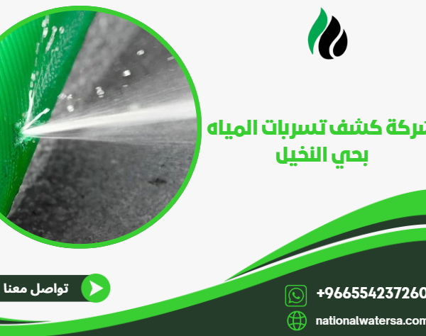 شركة كشف تسربات المياه بحي النخيل